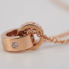 Bvlgari Necklace with Diamonds 18k Rose Gold