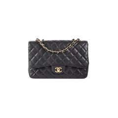 Chanel Classic Jumbo Caviar Black