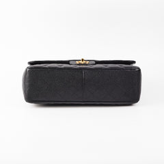 Chanel Classic Jumbo Caviar Black
