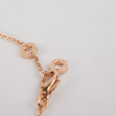 Bvlgari Necklace with Diamonds 18k Rose Gold