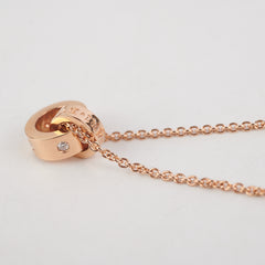 Bvlgari Necklace with Diamonds 18k Rose Gold