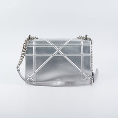 Dior Diorama Medium Metallic Silver