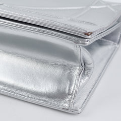 Dior Diorama Medium Metallic Silver