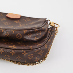 Louis Vuitton Multi Pochette Monogram Pink