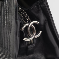 Chanel Korean Garden Shopping Tote Black