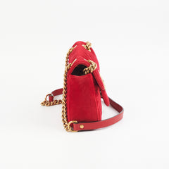 Gucci Marmont Velvet Red Small