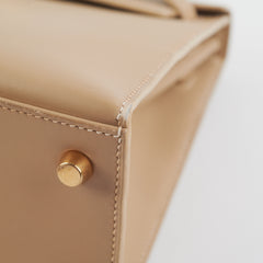 Hermes Kelly 25 Beige Chaminox - [G] Stamp