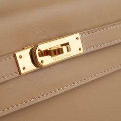 Hermes Kelly 25 Beige Chaminox - [G] Stamp