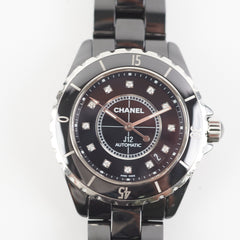 Chanel J12 Watch Calibre with Diamonds 38MM Black