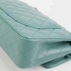 Chanel Classic Flap Small Lambskin Turquoise Green (Microchipped)