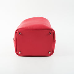 Hermes Picotin 18 Clemence Rose Extreme A stamp