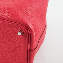 Hermes Picotin 18 Clemence Rose Extreme A stamp