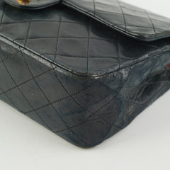 Chanel Vintage Quilted Lambskin Medium/Large Black 24k GHW