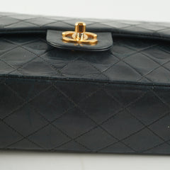 Chanel Vintage Quilted Lambskin Medium/Large Black 24k GHW