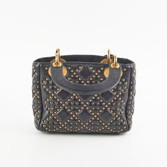 Lady Dior Studded Black Mini
