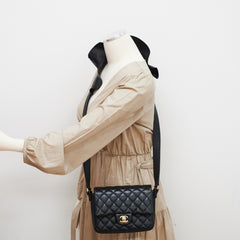 Chanel Seasonal Flap Lambskin Black