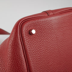 Hermes Picotin 22 Red O Square Stamp