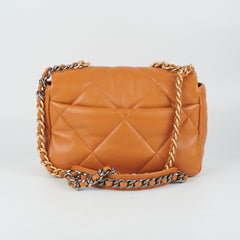 ITEM 21 - Chanel 19 Small Tan/Brown (Microchipped)