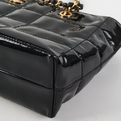 Chanel Chocolate Bar Chain Shoulder Bag Black