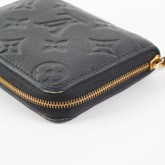 Louis Vuitton Empreinte Zippy Coin Purse in Noir