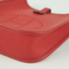 Hermes Mini Evelyne 16 TPM Red - D stamp