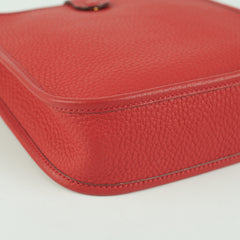 Hermes Mini Evelyne 16 TPM Red - D stamp
