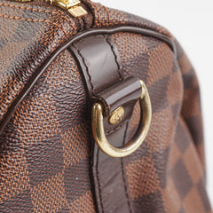 Louis Vuitton Speedy 30 Bandouliere Damier Ebene