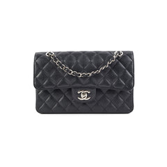Chanel Small Quilted Caviar Classic Flap Black