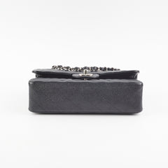 Chanel Small Quilted Caviar Classic Flap Black