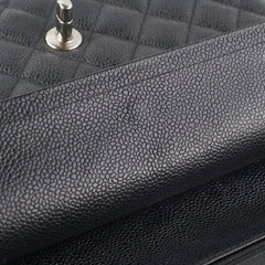 Chanel Small Quilted Caviar Classic Flap Black