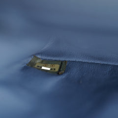 Chanel Timeless Quilted Jersey Shoulder Flap Blue