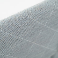 Chanel Timeless Quilted Jersey Shoulder Flap Blue