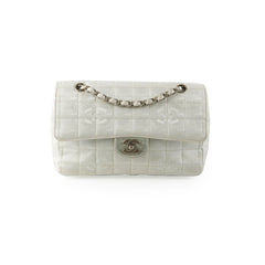 Chanel New Travel Line Chain Shoulder Bag Silver