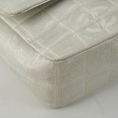 Chanel New Travel Line Chain Shoulder Bag Silver