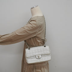 Chanel New Travel Line Chain Shoulder Bag Silver