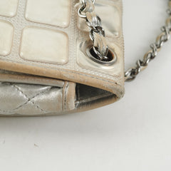 Chanel CC Turnlock Ice Cube Flap Silver