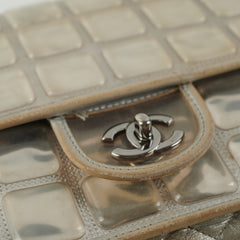 Chanel CC Turnlock Ice Cube Flap Silver
