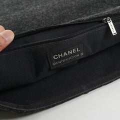 Chanel 2.55 Panelled Shoulder Bag Anthracite Grey