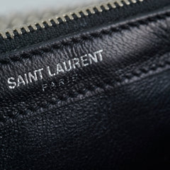 Saint Laurent Cassandre Wallet On Chain (WOC) Silver