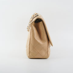 Chanel Classic Flap Jumbo Caviar Beige