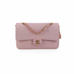 Chanel Double Flap Caviar Medium/Large Dusty Pink