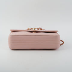 Chanel Double Flap Caviar Medium/Large Dusty Pink