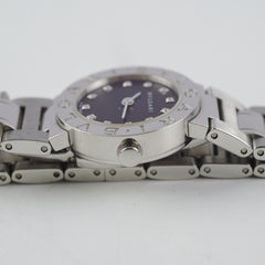 Bvlgari Ladies Black Dial 23MM Diamond Watch