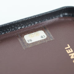 Chanel IPhone X Case Quilted Caviar Black