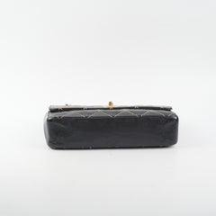 Chanel Wild Stitch Classic Flap Shoulder Bag Black