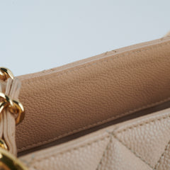 Chanel Caviar Grand Shopping Tote GST Beige