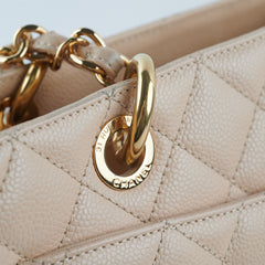 Chanel Caviar Grand Shopping Tote GST Beige