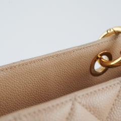 Chanel Caviar Grand Shopping Tote GST Beige