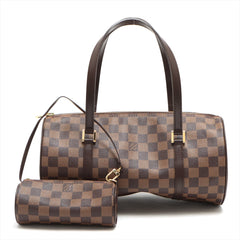 Louis Vuitton Damier Papillon 30 Shoulder Bag With Mini Bag